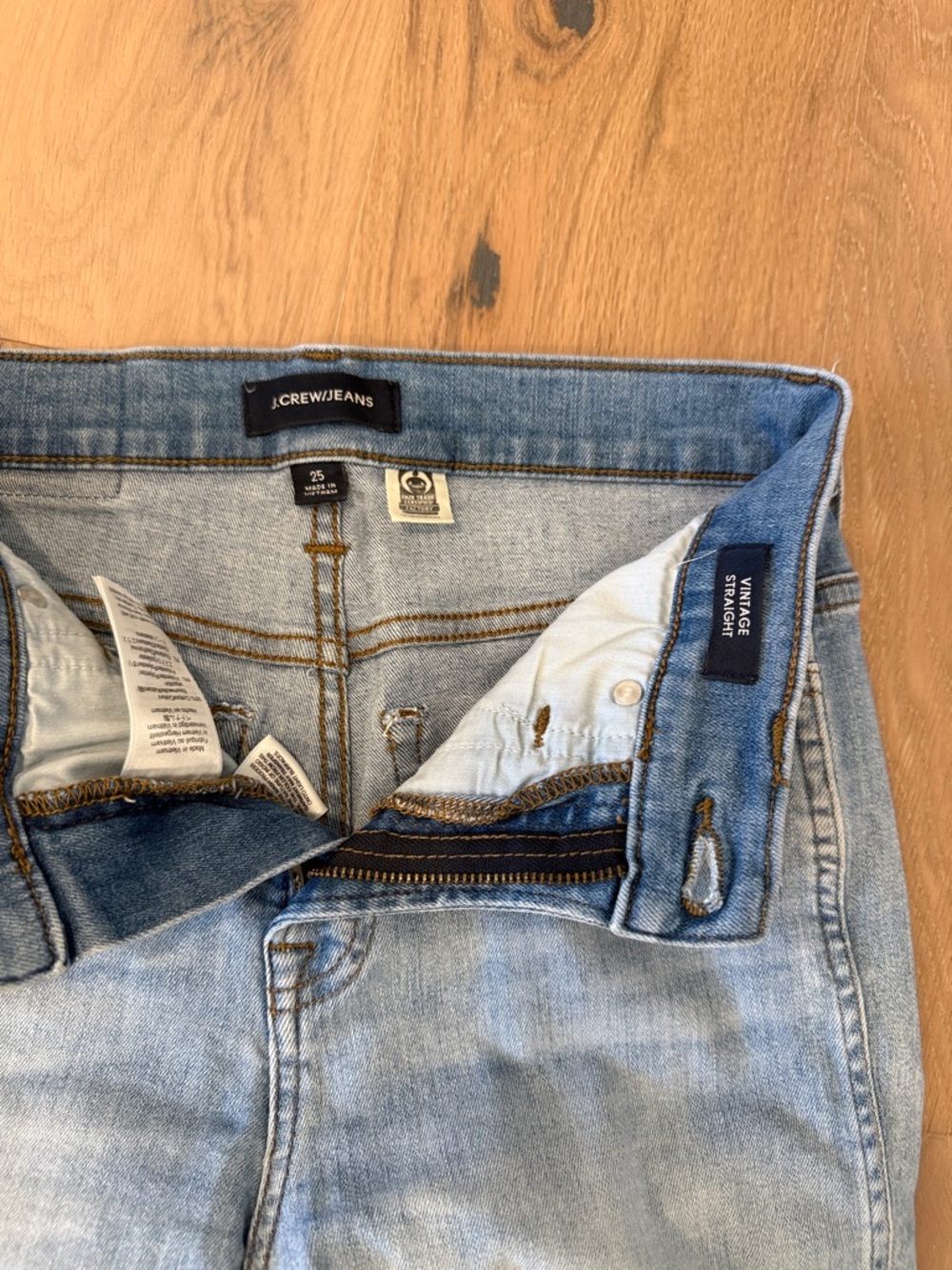 J Crew Vintage Straight Jeans - Picture 4 of 5